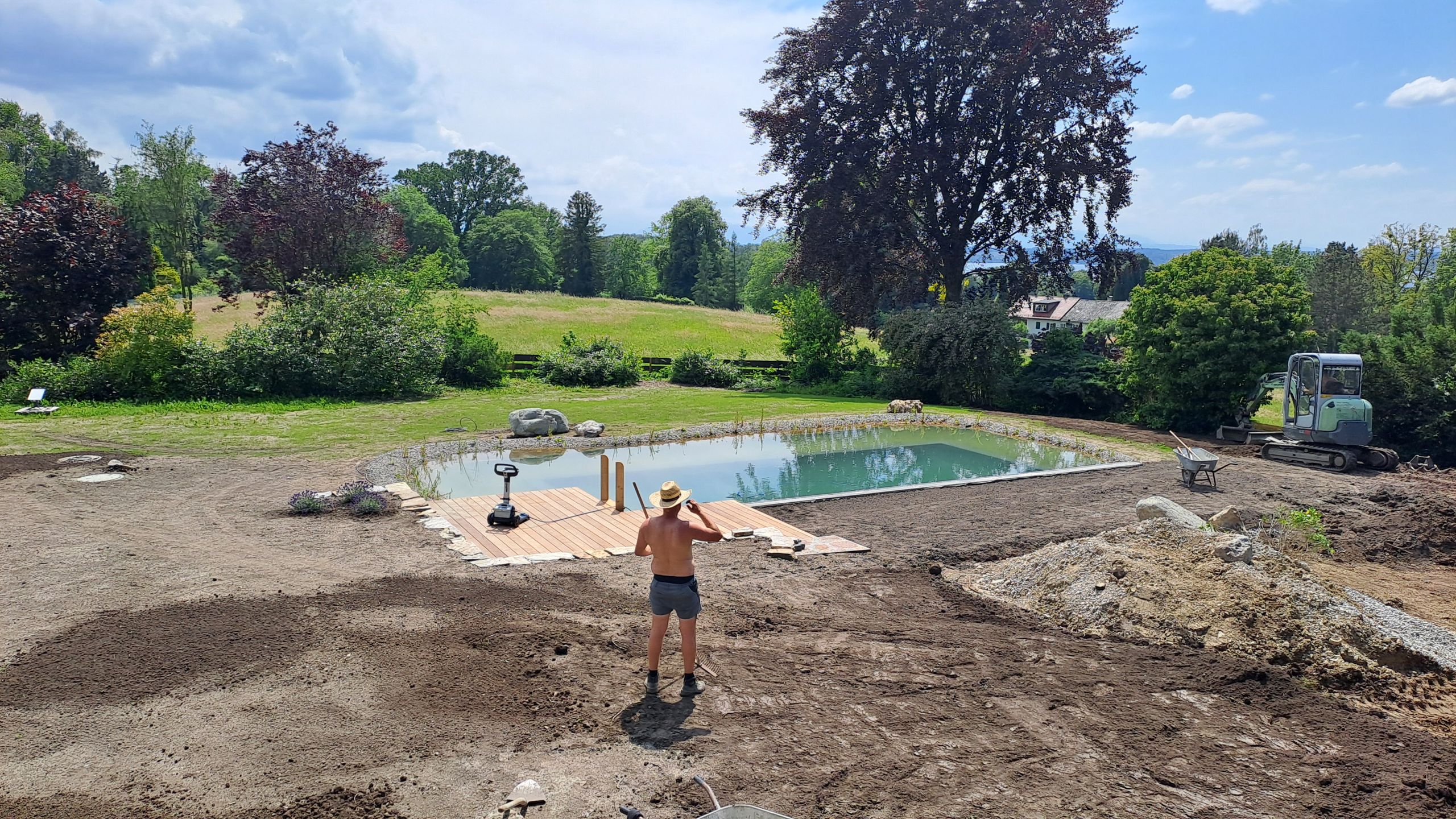 Entstehung eines Privatgartens